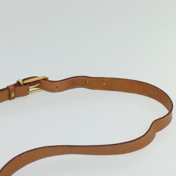 CELINE Macadam Canvas Shoulder Bag Pvc Leather Brown Gold - Picture 8 of 13